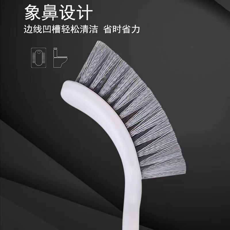 马桶刷子厕所清洁无死角圆头刷带底座套装商超款卫生间清洁用刷