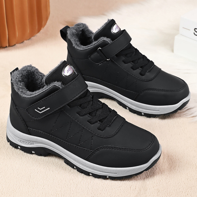 Cotton shoes 2025 winter wholesale outdoor sports walking shoes, thick and warm cotton boots, couple style casual snow boots details Picture