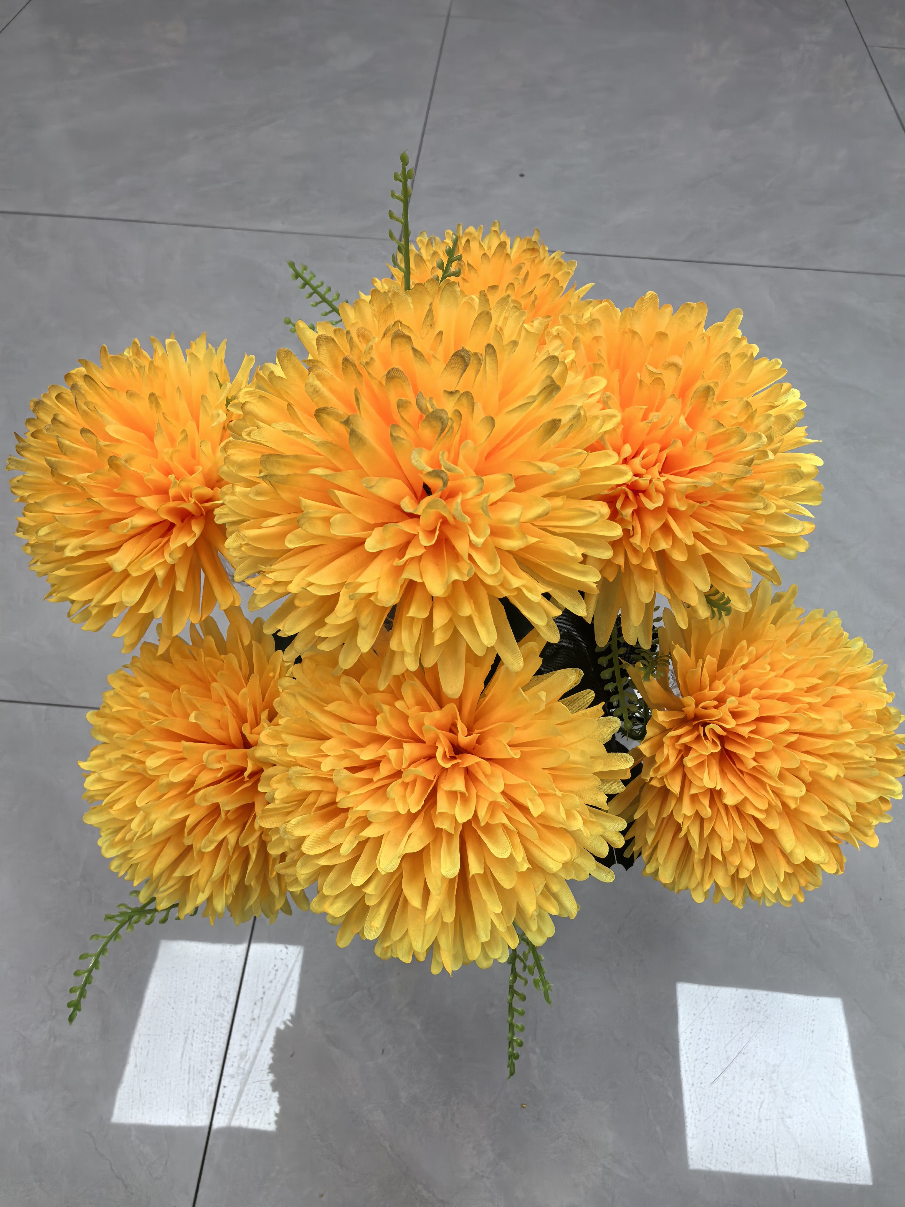 单头球清新葱球仿真花 单头绣球绢花 假花家居婚庆小清新