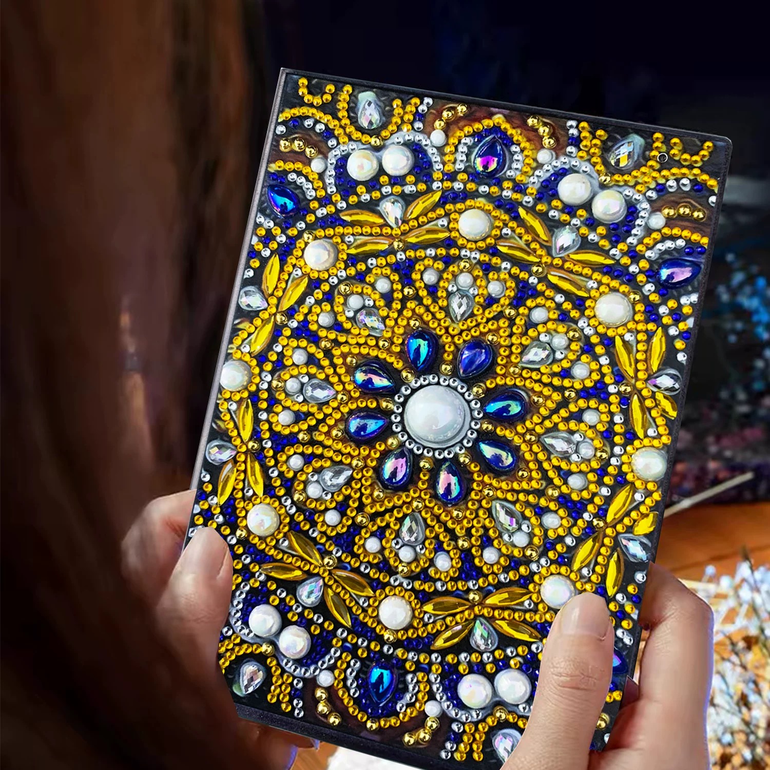 Customized dot diamond notebook gifts with personalized dot diamond high-end materials pic 5