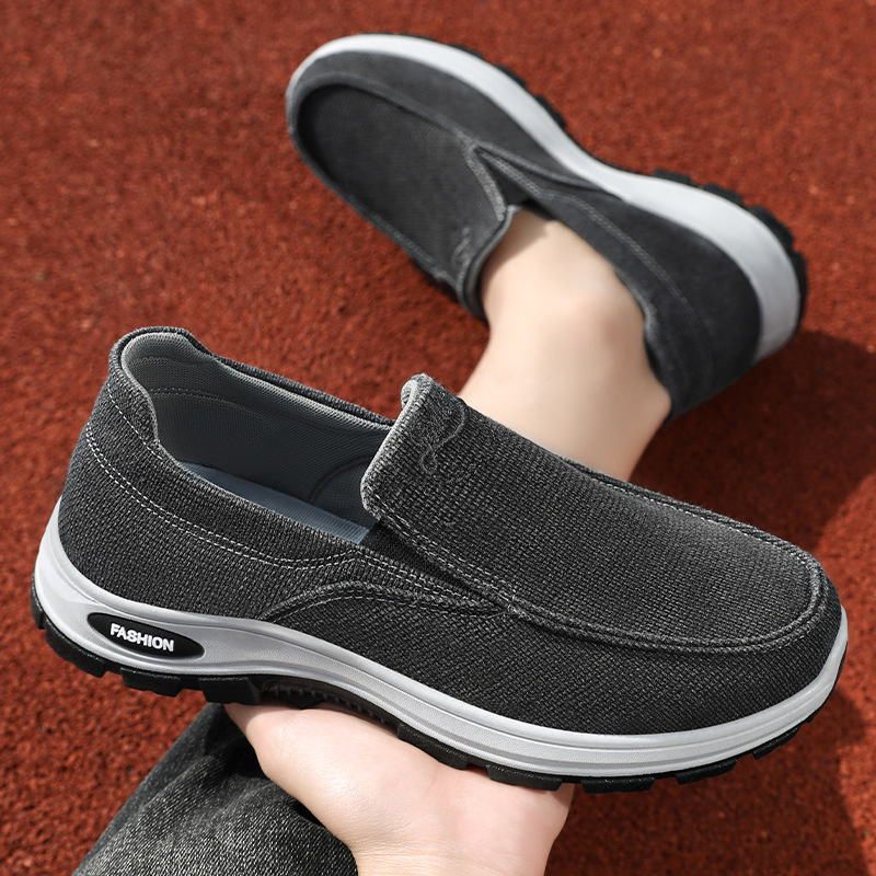 Men's autumn new casual old Beijing cloth shoes, single-foot dad shoes, soft-soled not tiring to the feet, work clothes shoes Specification drawing