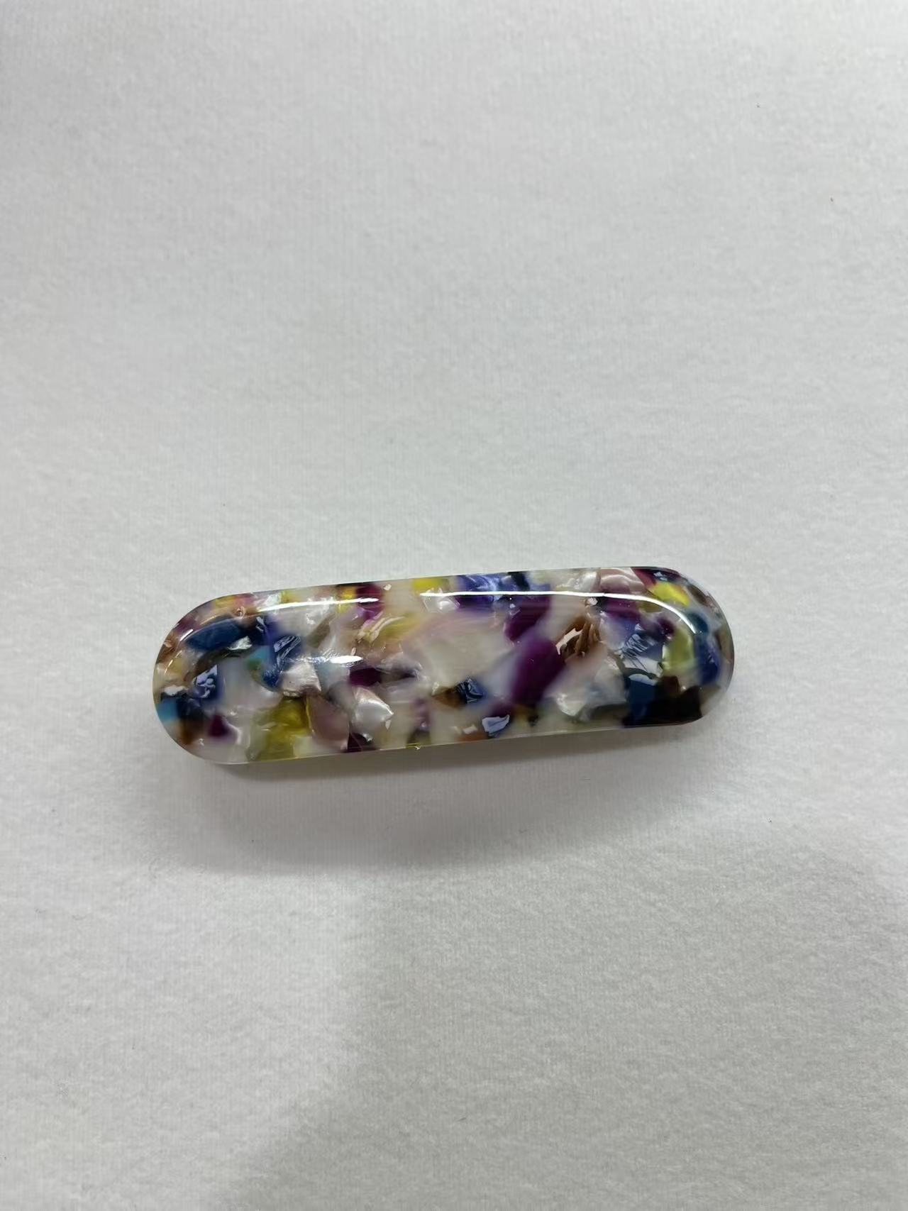 Fashionable and simple spring clip edge clip acetic acid eco-friendly hair clip detail image 10