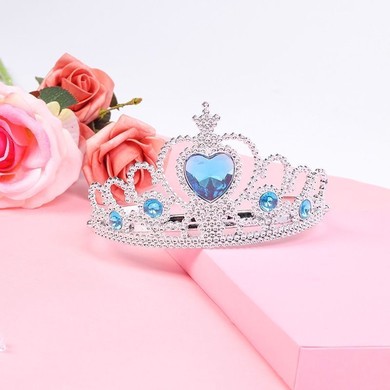 The Elsa Magic Wand Crown Necklace Set is a perfect choice for children's holiday gifts, featuring sweet and cute accessories detail image 6