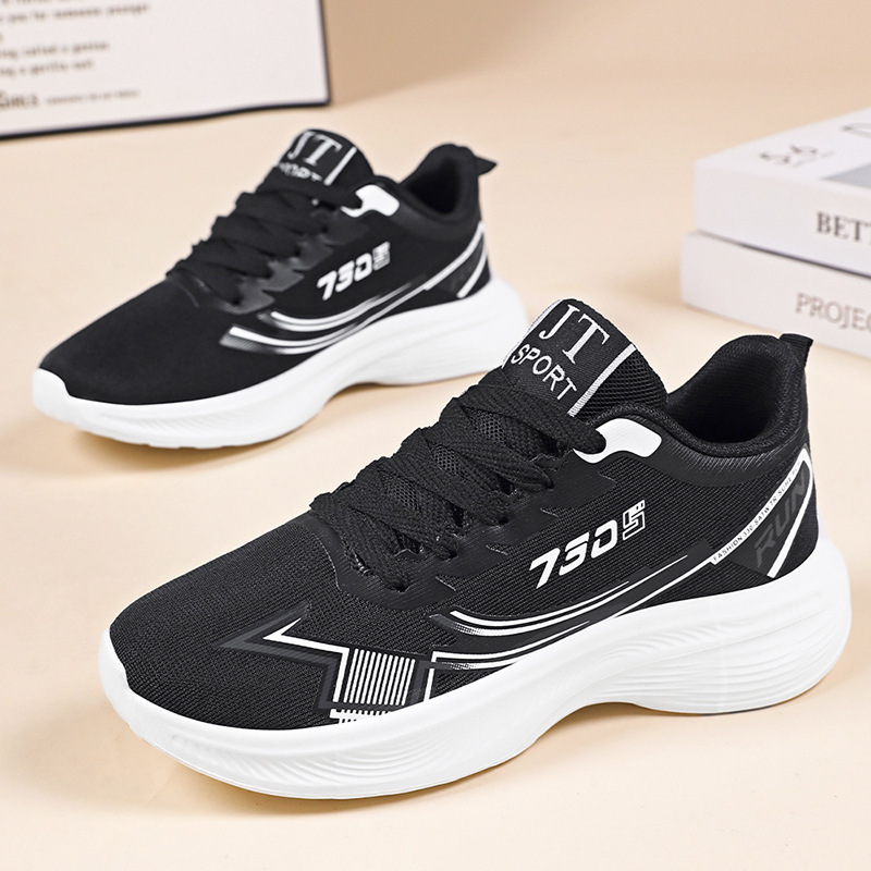 Summer new men's sports shoes for export, wholesale couple style Korean version fashionable running shoes, light and casual shoes Specification drawing