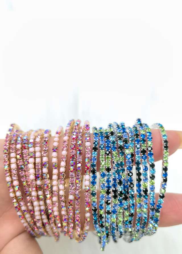 DIY multi-color elastic wrist band accessories diy detail image 9