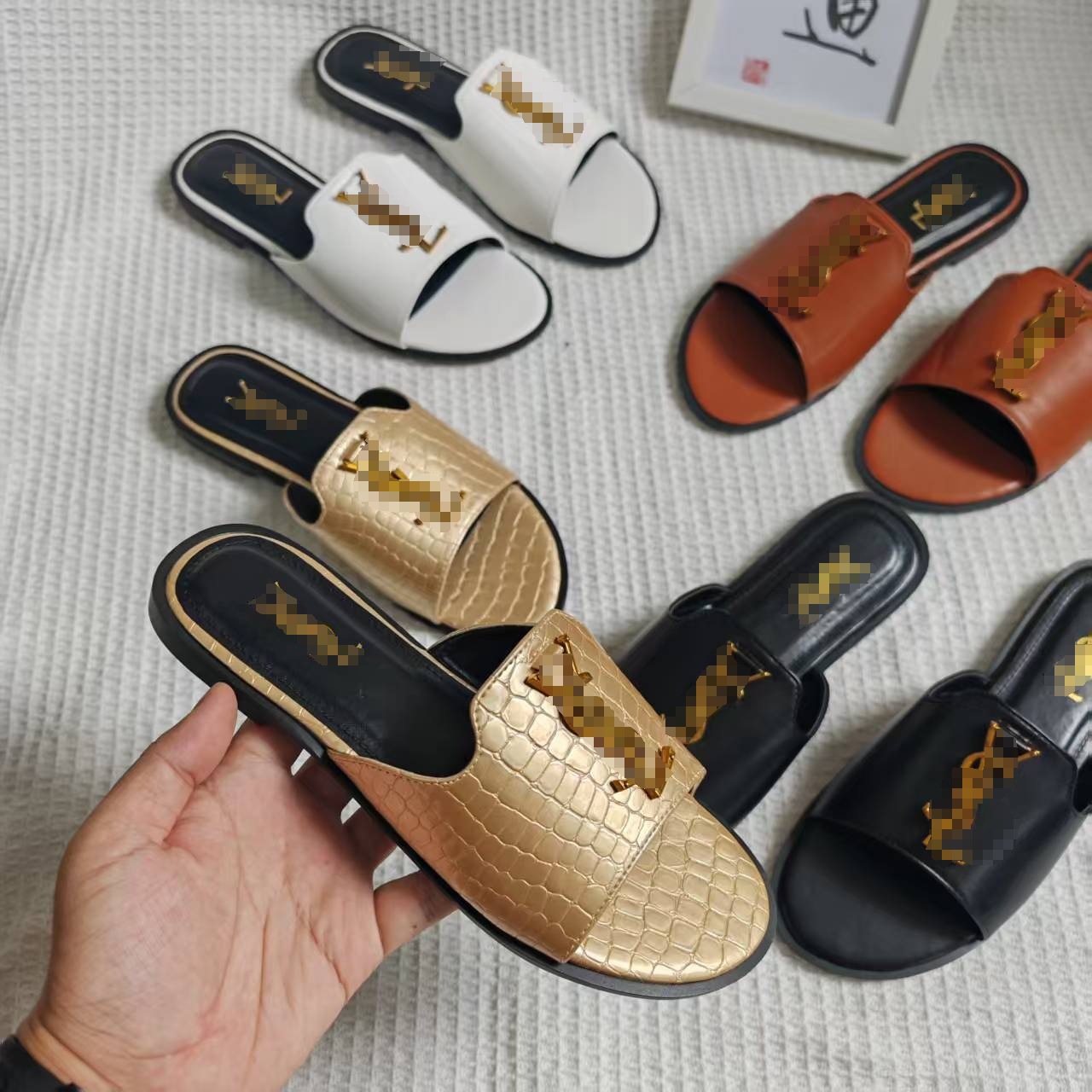 Eddy Shoes International Station's best-selling YS flat shoes, flip-flops, sandals, and summer sandals for women are in stock and available for wholesale Specification drawing