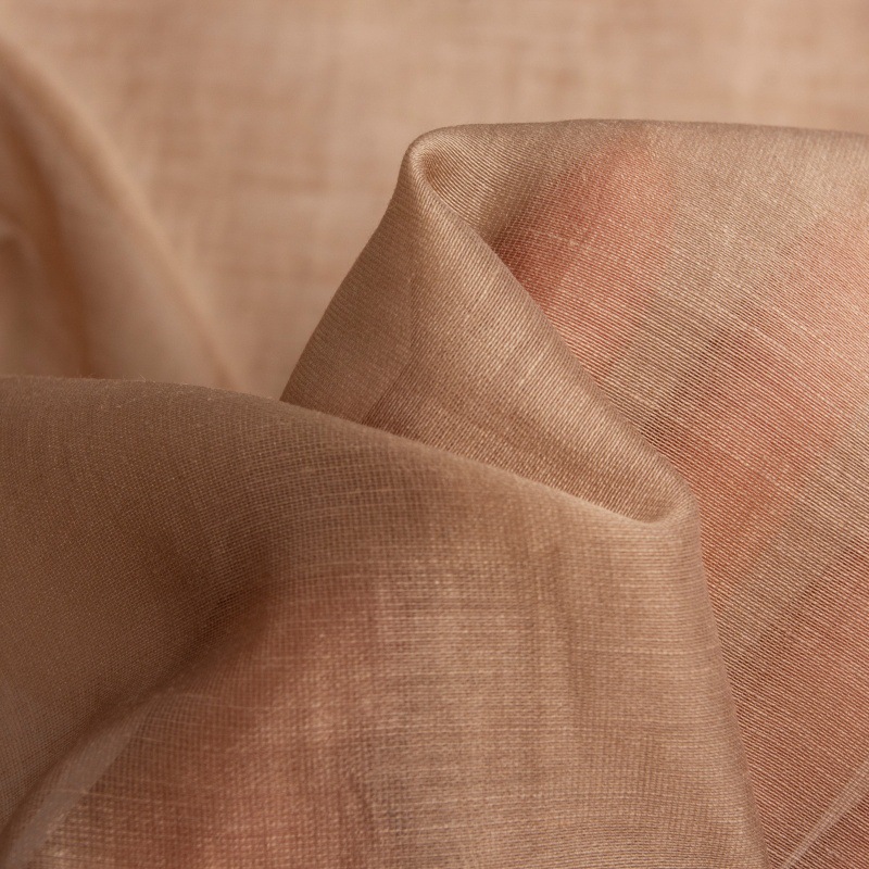 Direct sales from the factory of Tencel and linen blended fabric in plain colors for new Chinese-style shirts and dresses Specification image