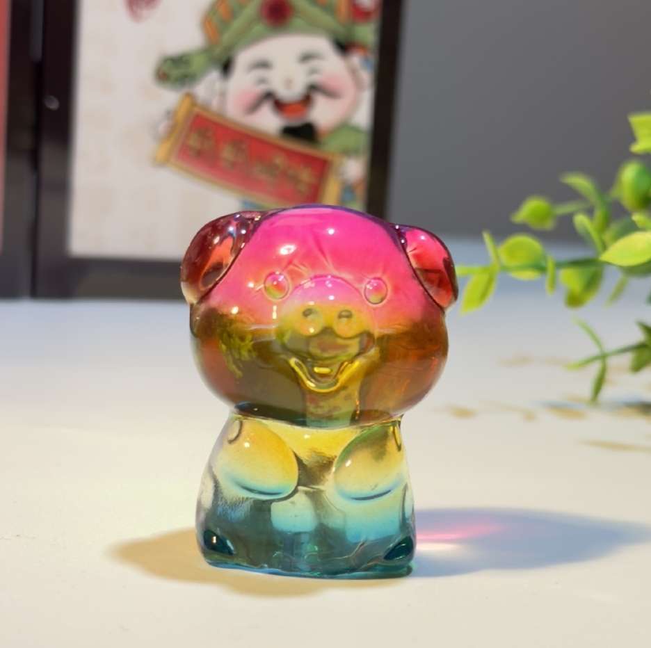 爆款压型水晶卡通水晶十二生肖系列，鼠牛虎兔龙蛇马羊猴鸡狗猪，生日礼品属性详情图8