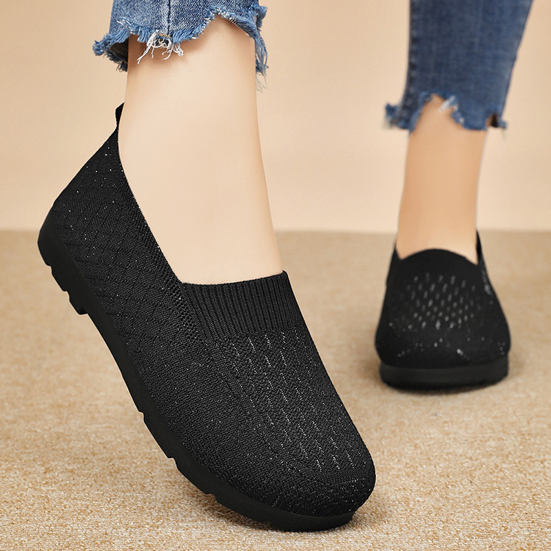Kangtai Shoe Factory's autumn new collection of mugwort women's shoes, old Beijing cloth shoes, large-sized casual shoes, and shoes for middle-aged and elderly mothers Specification drawing