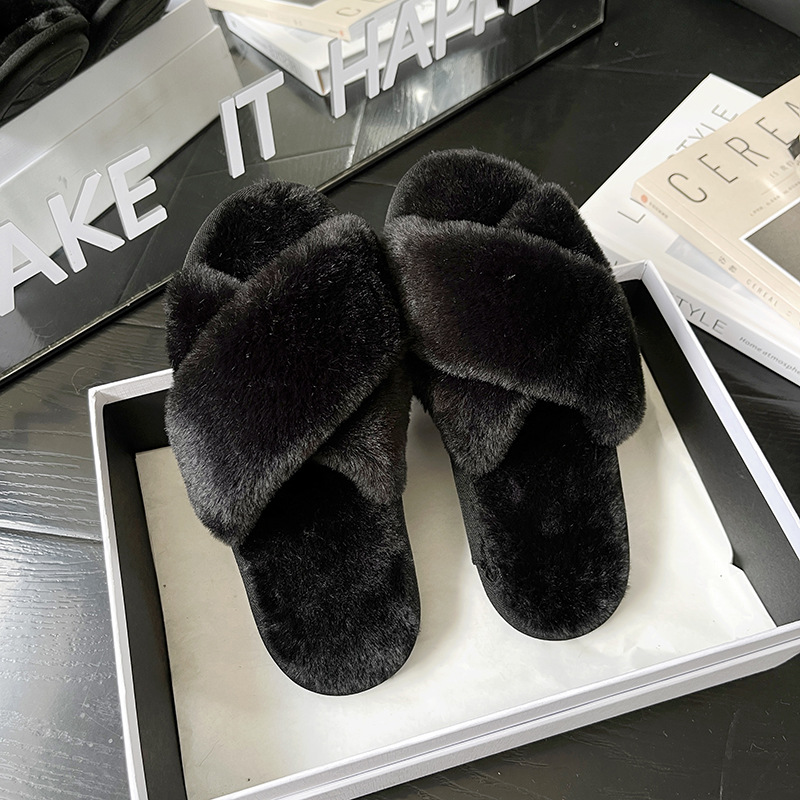 New plush slippers for women's cross-border trade, woolen slippers, Amazon cross-border casual and warm cotton slippers manufacturer Application Scenario