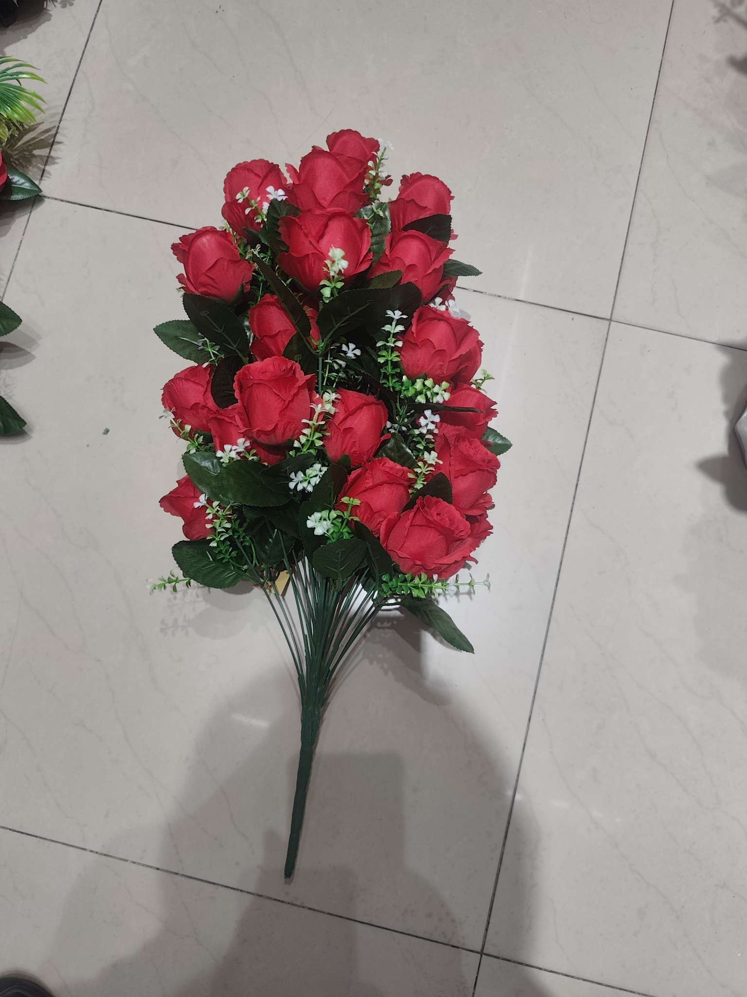 仿真工艺品礼品春天花园塑料花硅胶人造花瓣扫墓用仿真花