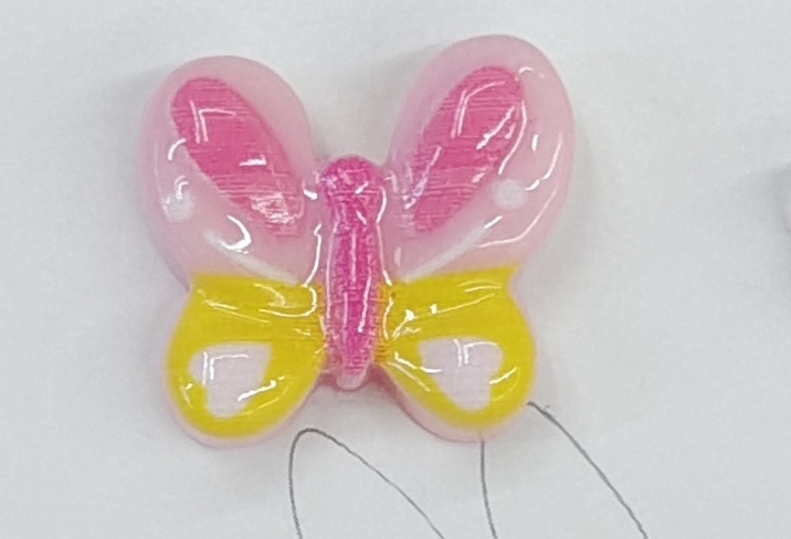 小红书同款可爱小猫蝴蝶波点手工DIY发夹洞洞鞋鞋扣装饰奶油胶