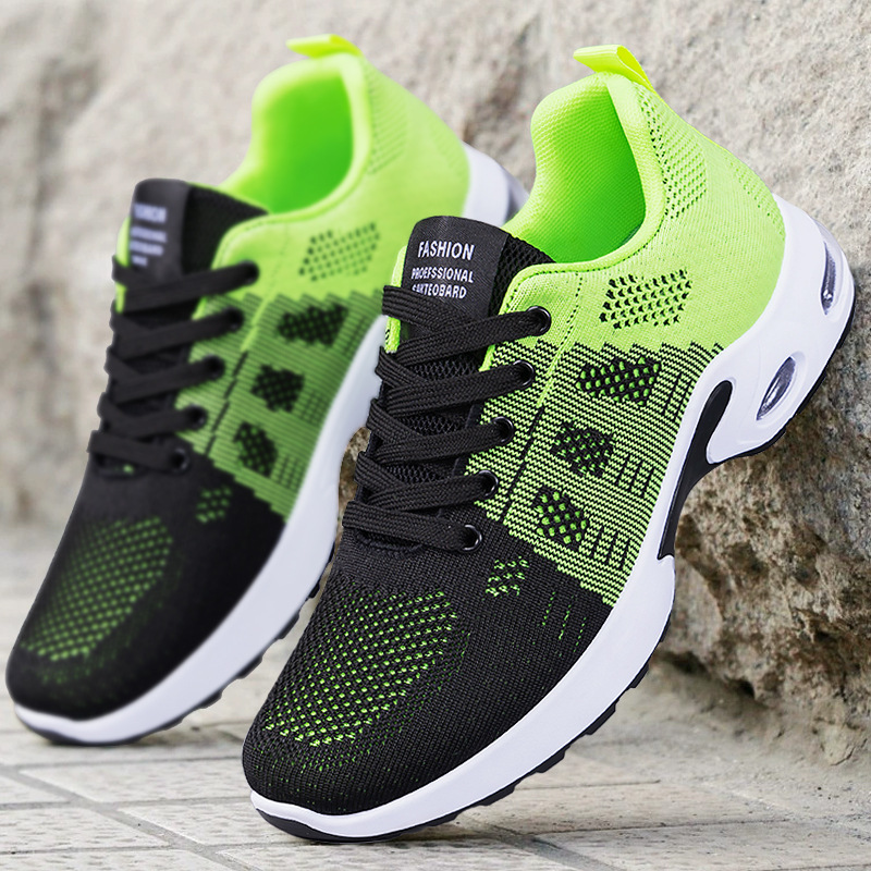 sneakers, the new autumn style for men's foreign trade, are breathable mesh sports shoes and fashionable casual running shoes for men details Picture