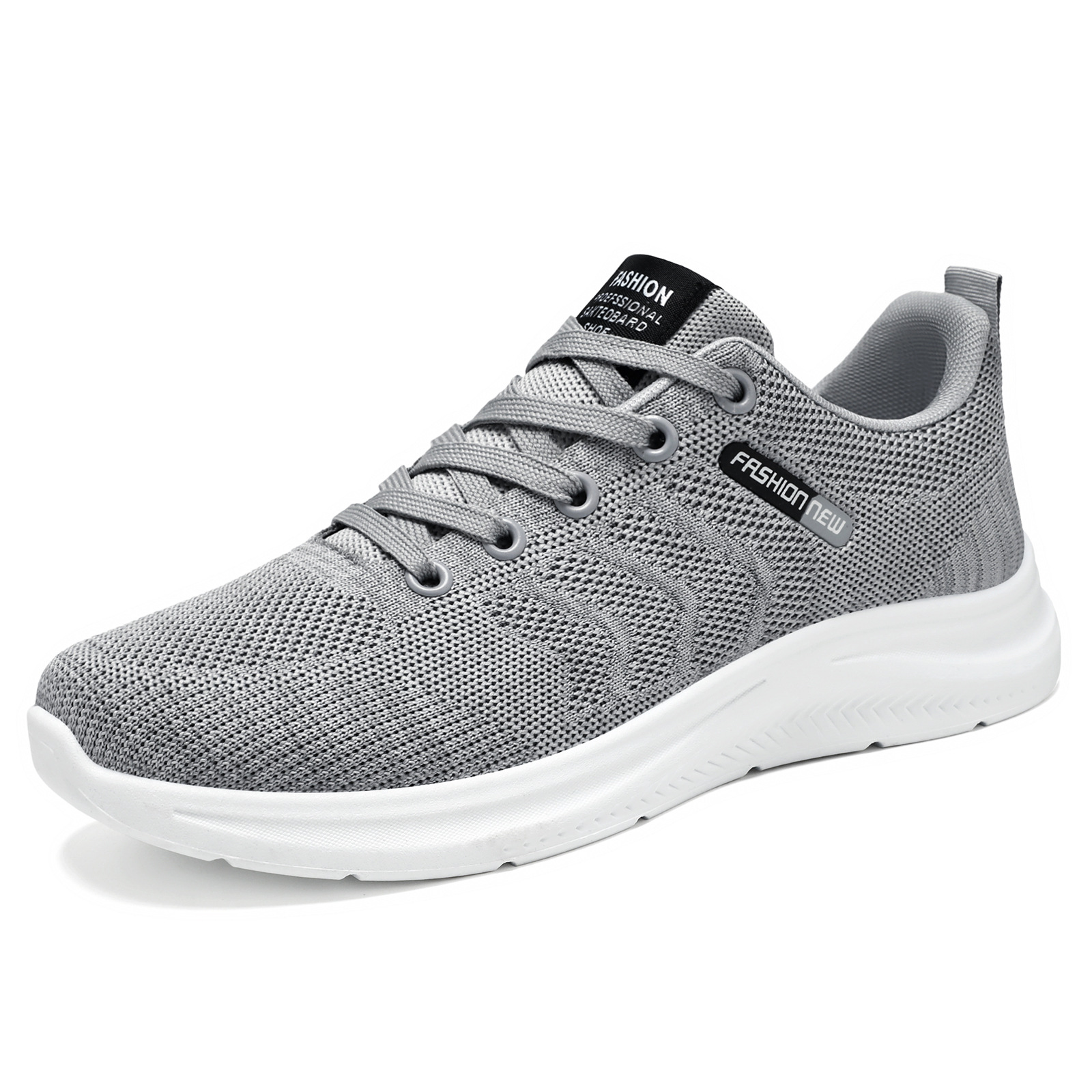 Men's shoes and sports shoes, autumn new style breathable mesh shoes, soft-soled shoes that don't tiring the feet, running shoes, versatile lace-up men's single shoes Item Picture