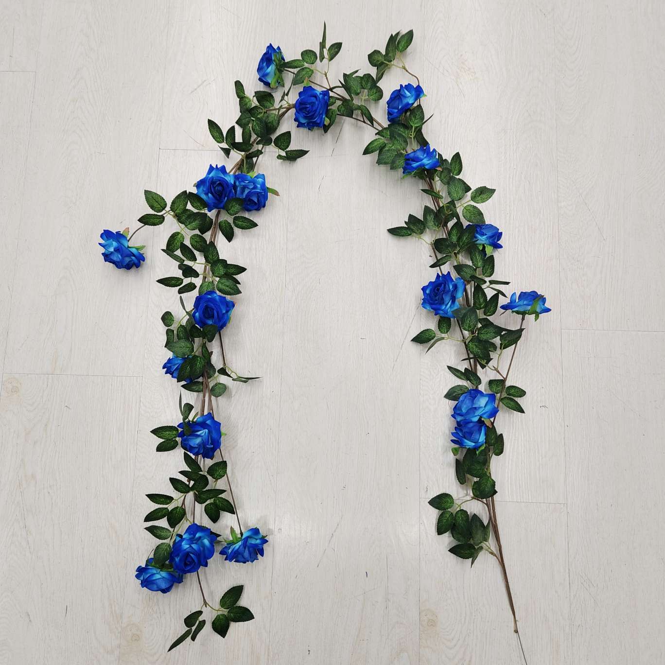 Simulated handicrafts and gifts, spring garden plastic flowers, silicone artificial petals, simulated roses, vines detail image 7