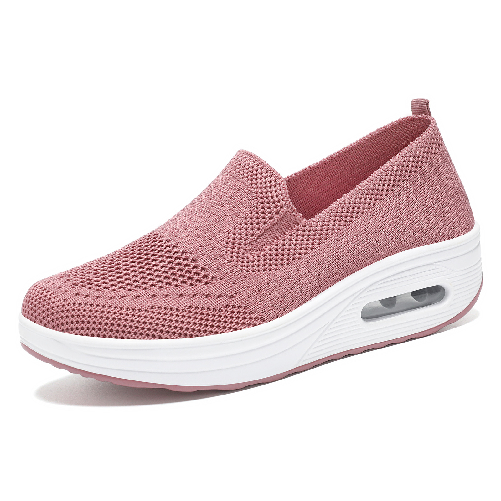 Kangtai Shoe Factory's 2025 autumn new women's shoes, cross-border temu, one-step shaking shoes, thick-soled air-cushioned casual shoes Item Picture