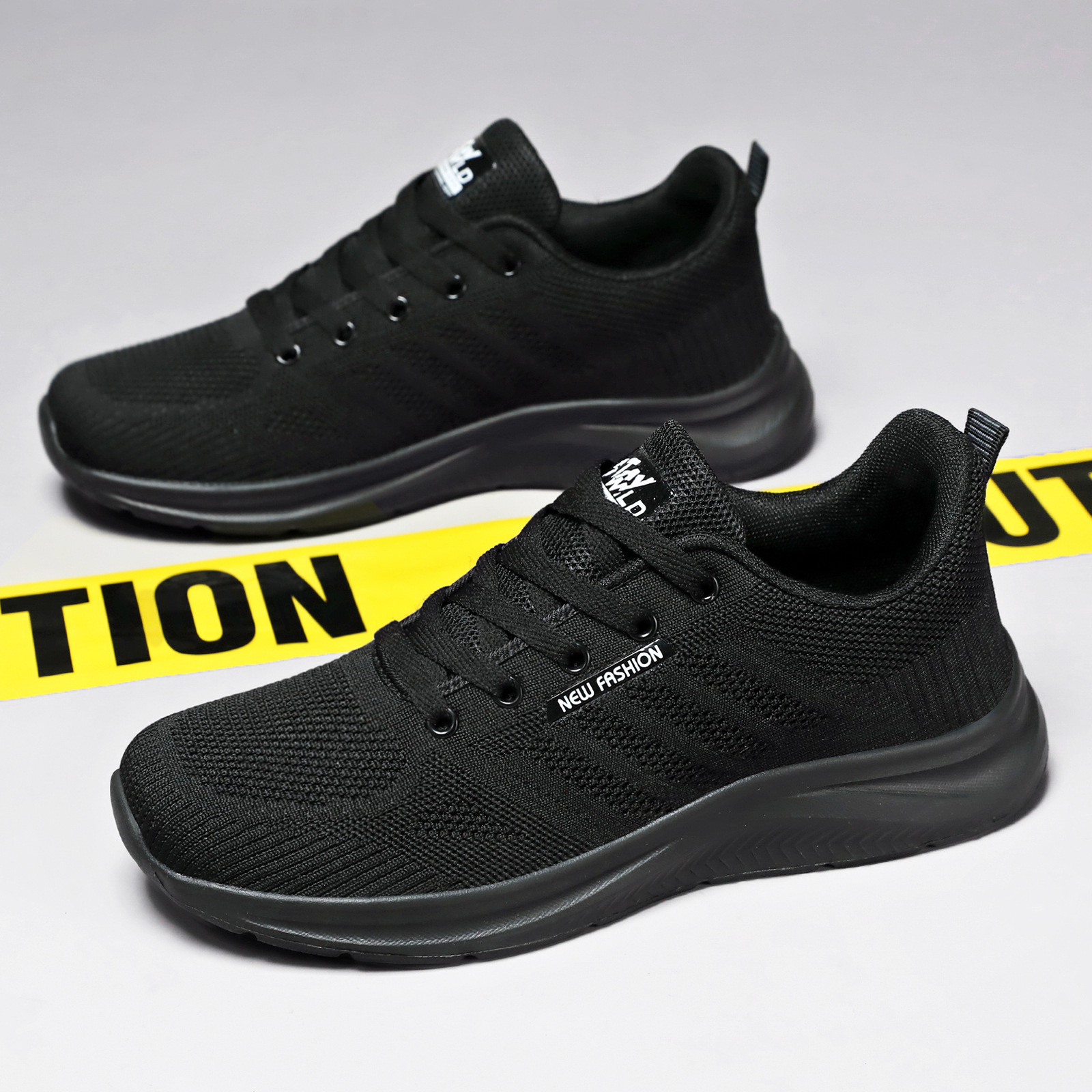 Kangtai Shoe Factory's 2025 autumn Edition running men's shoes cross-border wholesale single shoes Korean version soft-soled breathable sports shoes full figure