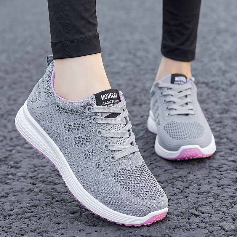 Foreign trade women's shoes 2025 Autumn new style shoes, women's soft-soled breathable casual shoes, one-piece consignment, trendy sports shoes for women Specification drawing