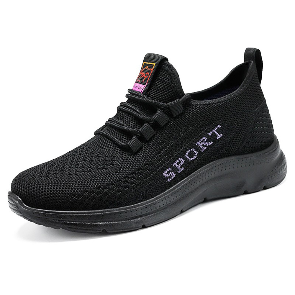 Women's Shoes 2025 Autumn Export women's shoes, cross-border single shoes, polyurethane flying fabric, casual, sporty, comfortable, high-top design Item Picture