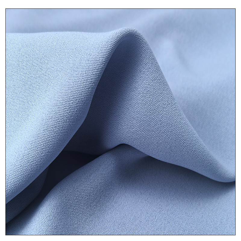 Ice silk crepe is light and flowing. It is a thin, skin-friendly and comfortable dress, shirt and jacket fabric for spring and summer details Picture