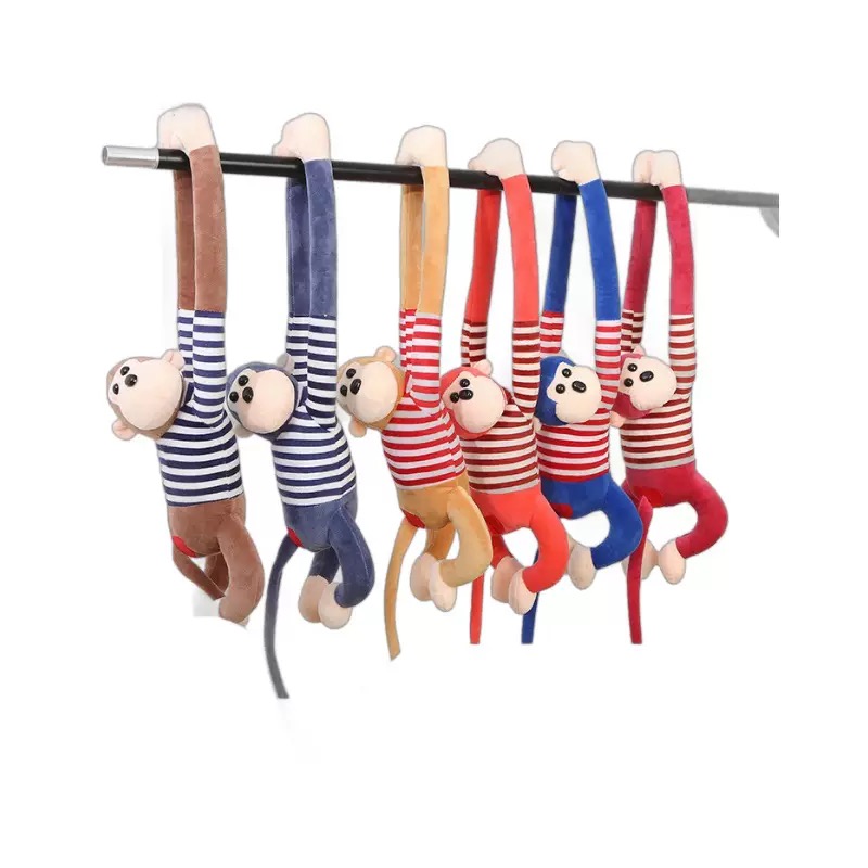 多彩超柔长壁猴毛绒玩具公仔婚庆礼品可爱吊饰儿童最爱创意潮流玩具