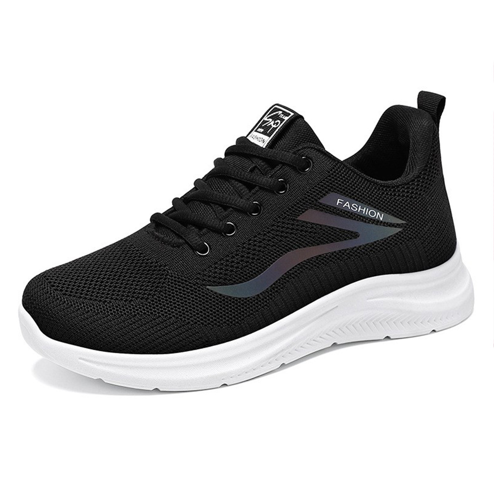 wish cross-border wholesale and distribution of new breathable and comfortable running shoes for autumn, Korean version casual sports shoes for men Item Picture