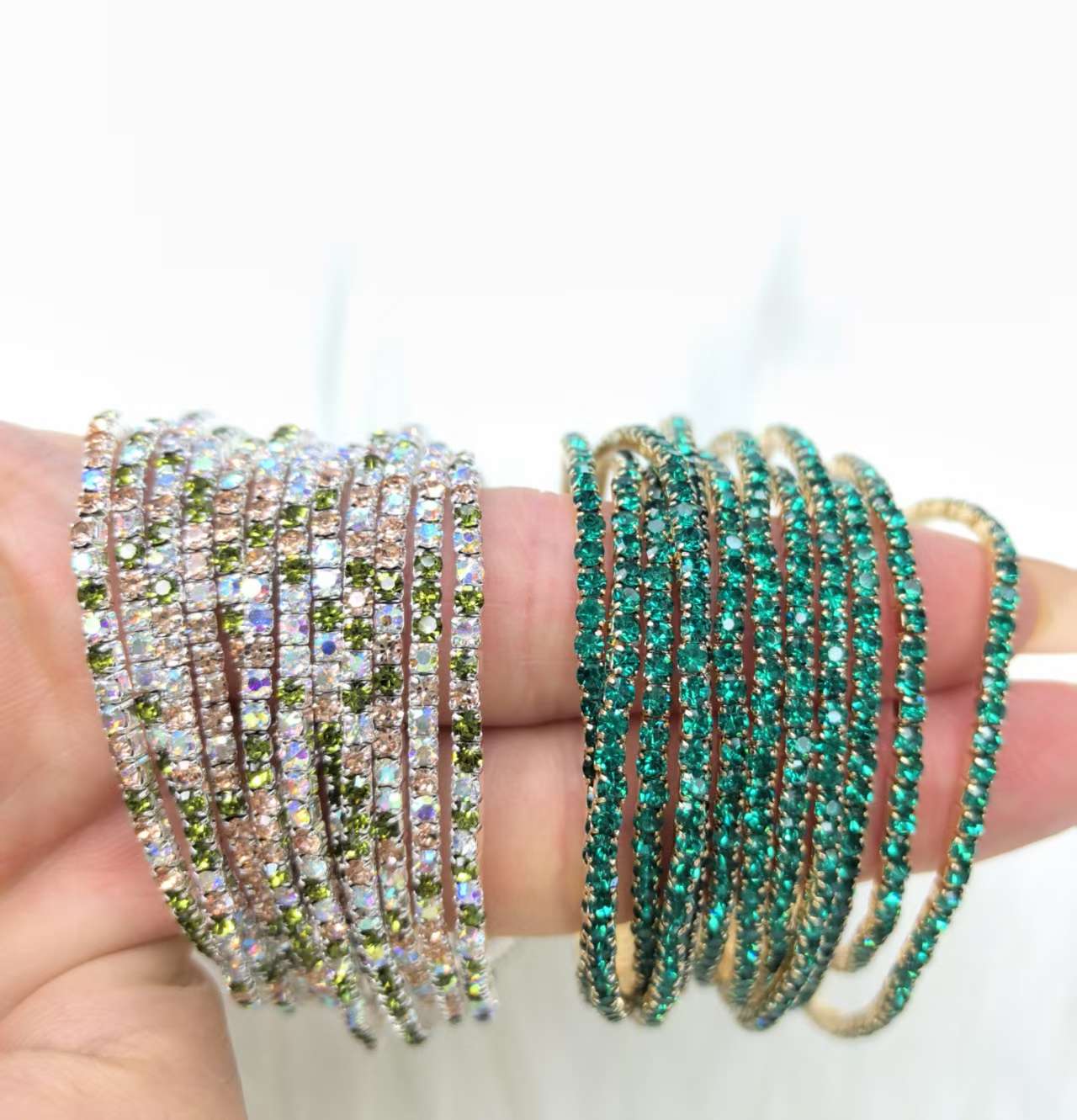 DIY multi-color elastic wrist band accessories diy detail image 14