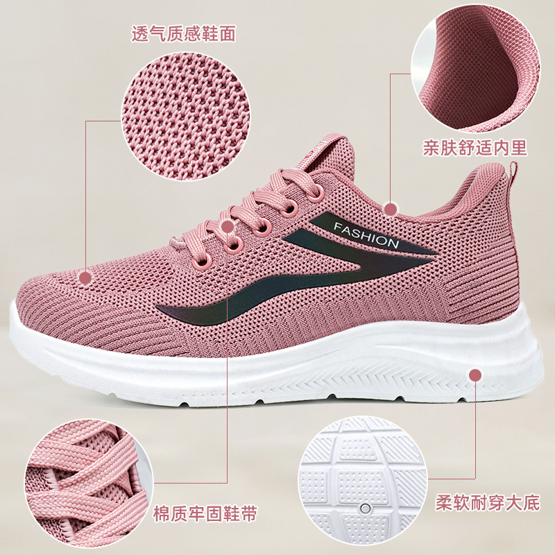 Customized women's shoes OEM autumn new export women's shoes are selling well. Large-sized cross-border shoes, soft-soled casual sports shoes for women Application Scenario