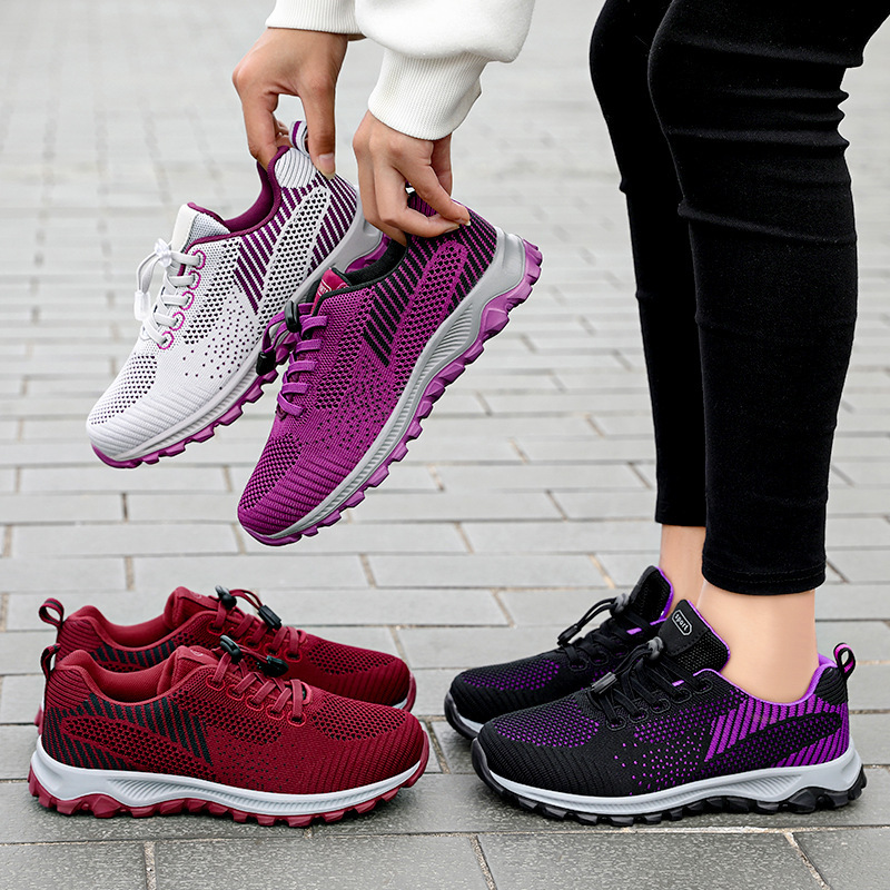 Senior Shoes 2025 Summer New Style Travel shoes, comfortable walking shoes for middle-aged and elderly people, soft-soled gift shoes, couple sports shoes Specification drawing