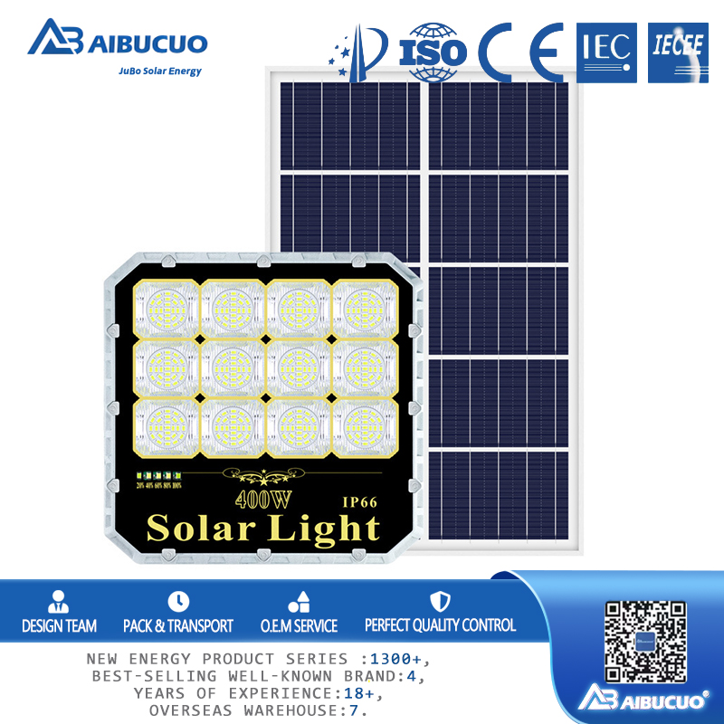 AIBUCUO巨舶新款太阳能投光灯led户外防水庭院灯太阳能灯外贸批发