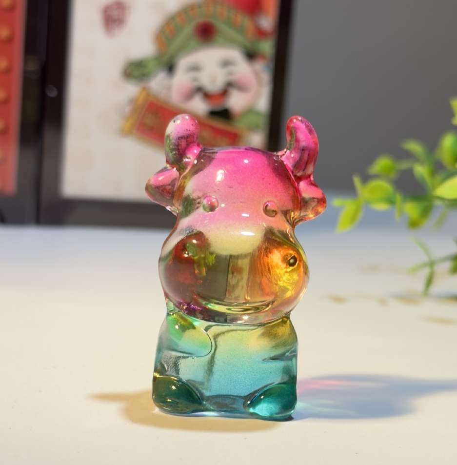 爆款压型水晶卡通水晶十二生肖系列，鼠牛虎兔龙蛇马羊猴鸡狗猪，生日礼品属性详情图11