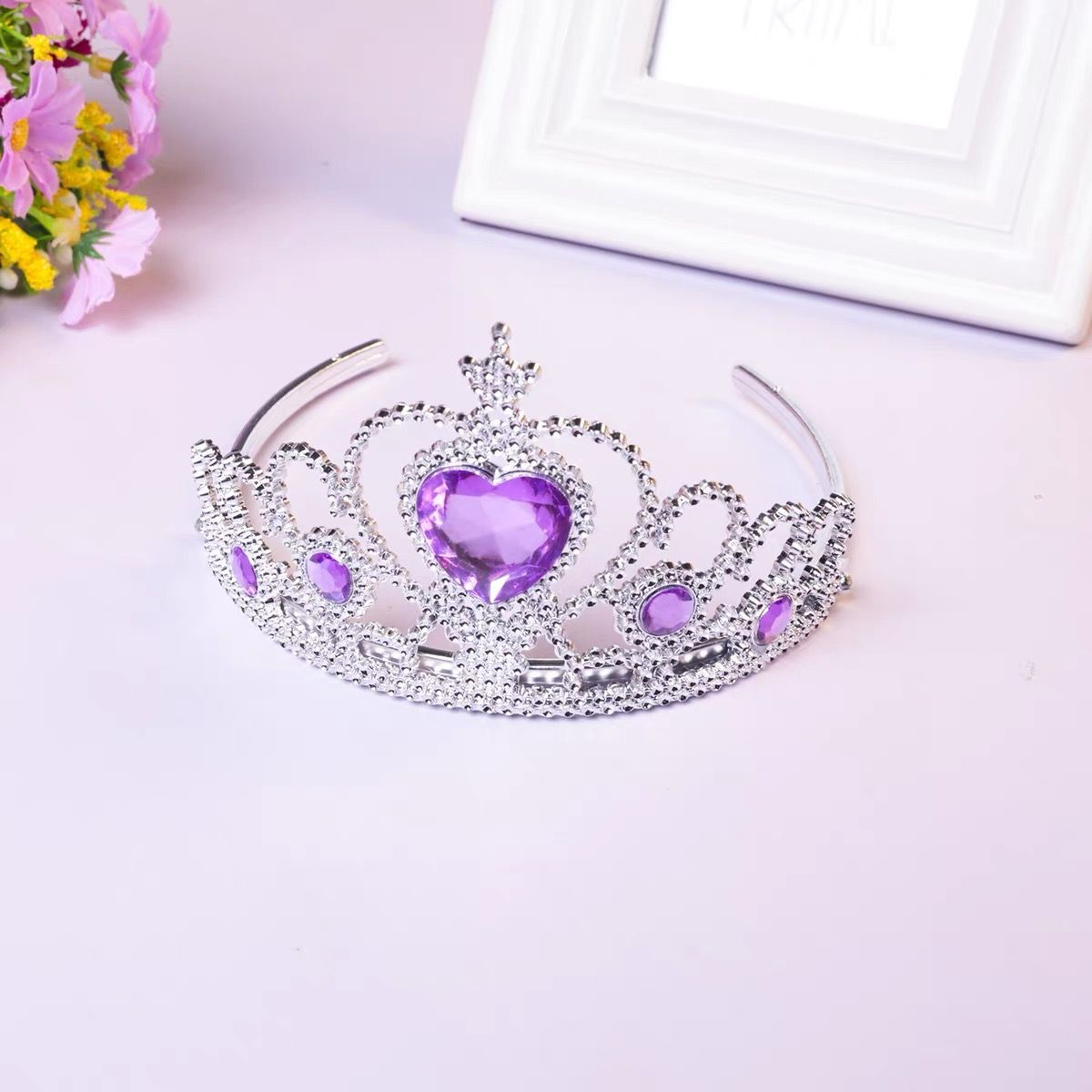 The Elsa Magic Wand Crown Necklace Set is a perfect choice for children's holiday gifts, featuring sweet and cute accessories detail image 4