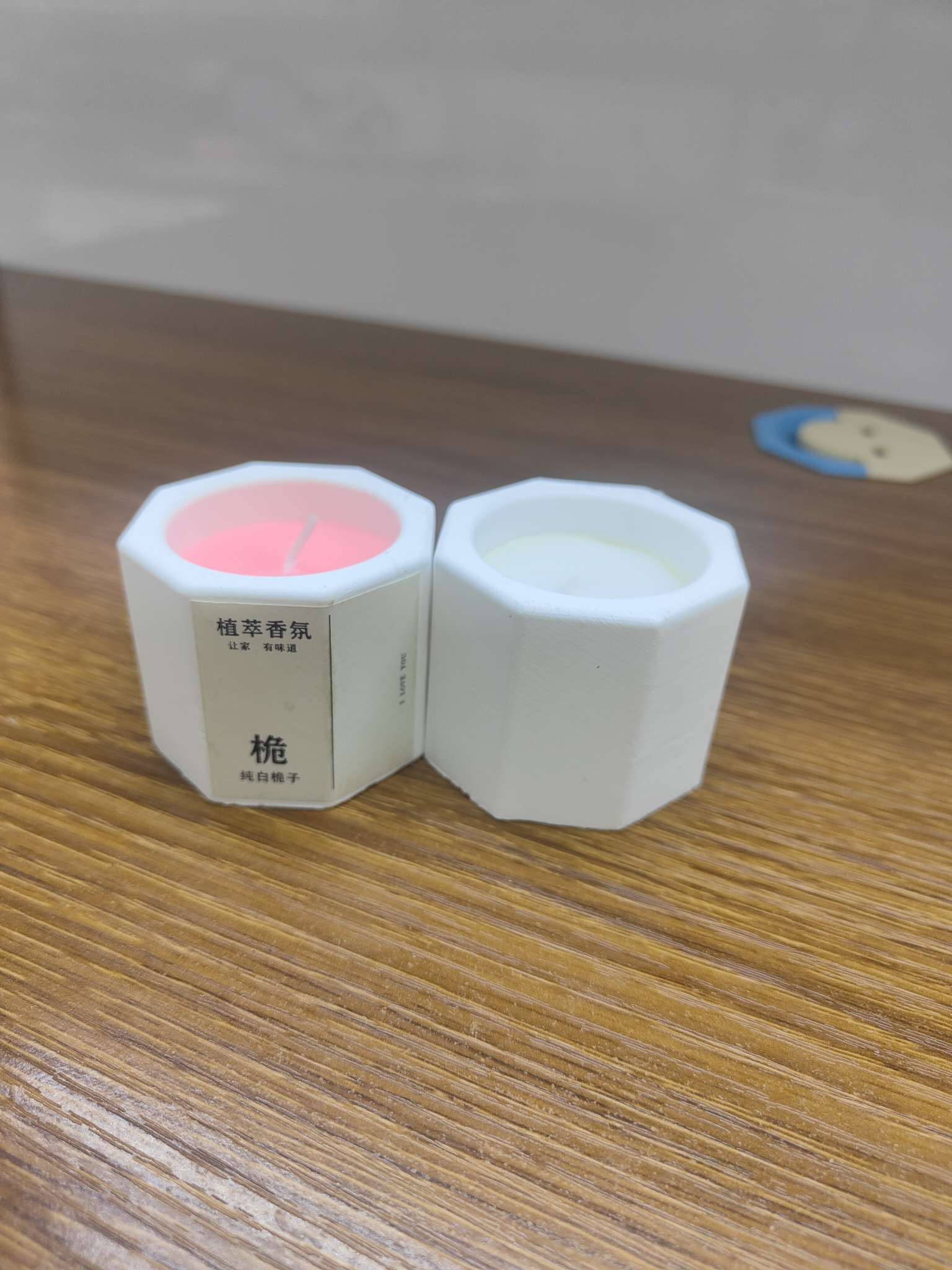 石膏香薰蜡烛，日常生活，浪漫香薰装饰蜡烛细节图