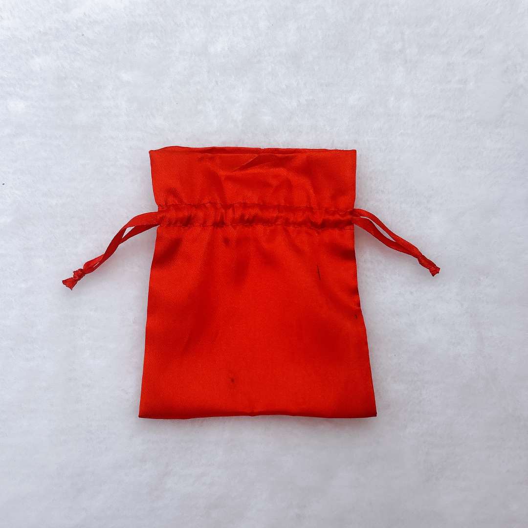 色丁布内衣袋绸缎束口假发袋时尚小饰品色丁布抽绳收纳包装袋批发束口袋布袋产品图