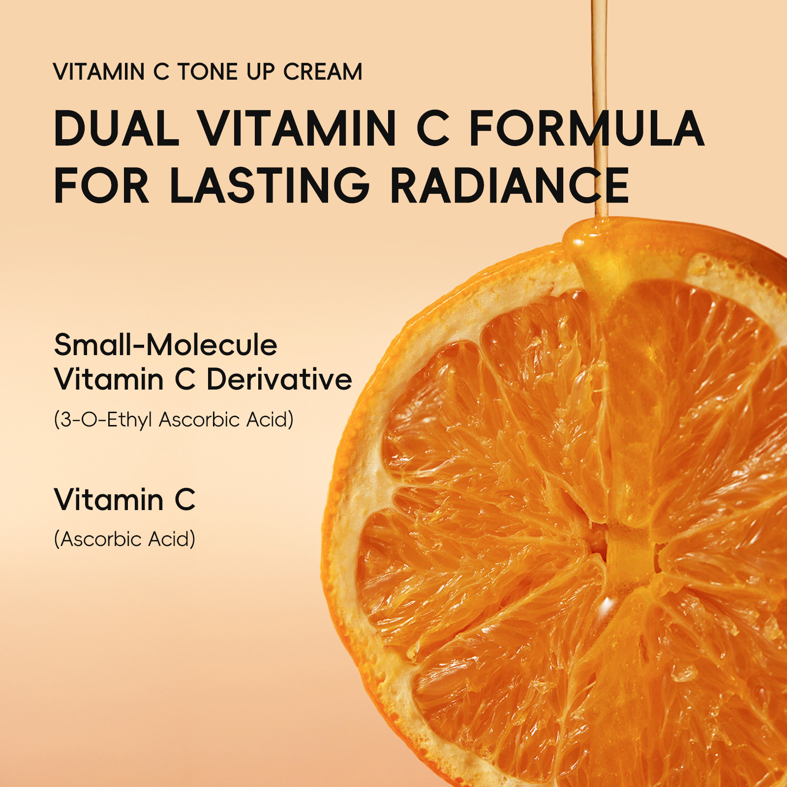 Cross-border new product LAIKOU Vitamin c Natural Cream 30g, all in English for export, Tone Up Cream to enhance skin tone details Picture
