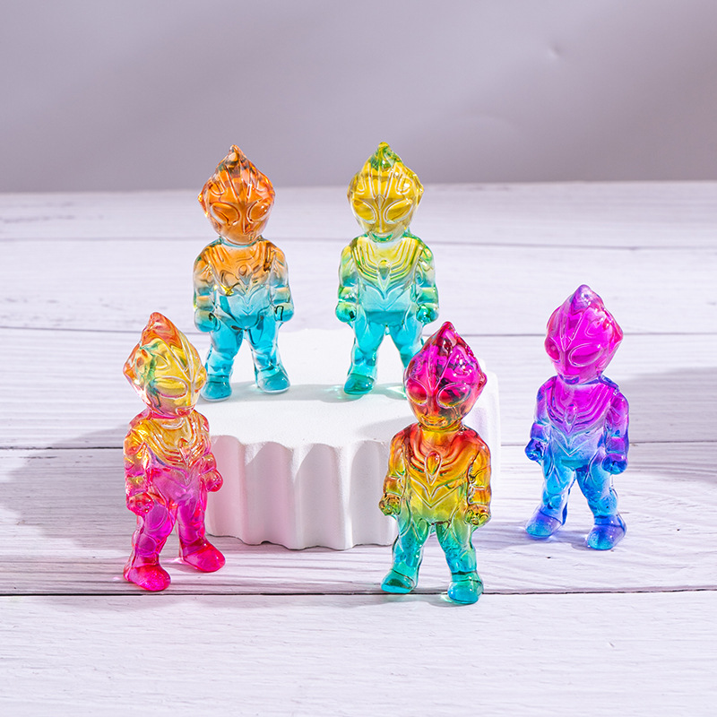 爆款水晶奥特曼模型，小朋友大男孩礼品炫酷玩具手玩摆件工艺品详情图9