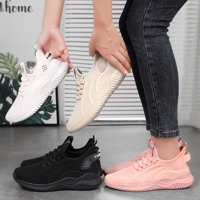 Women's autumn cross-border women's shoes are versatile, casual, soft-soled, not tiring to the feet, single shoes, trendy, lightweight and breathable sports shoes Application Scenario