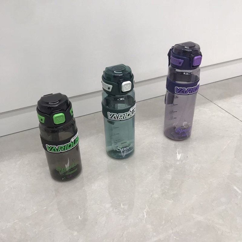 VARIOUS潮牌风运动吸管杯!带刻度+防烫圈 按扣开盖 学生户外通勤颜值款详情5