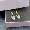 Pearl bow earrings, sweet and unique Korean earrings for women, 2026 new trendy and fashionable French style earrings details Picture