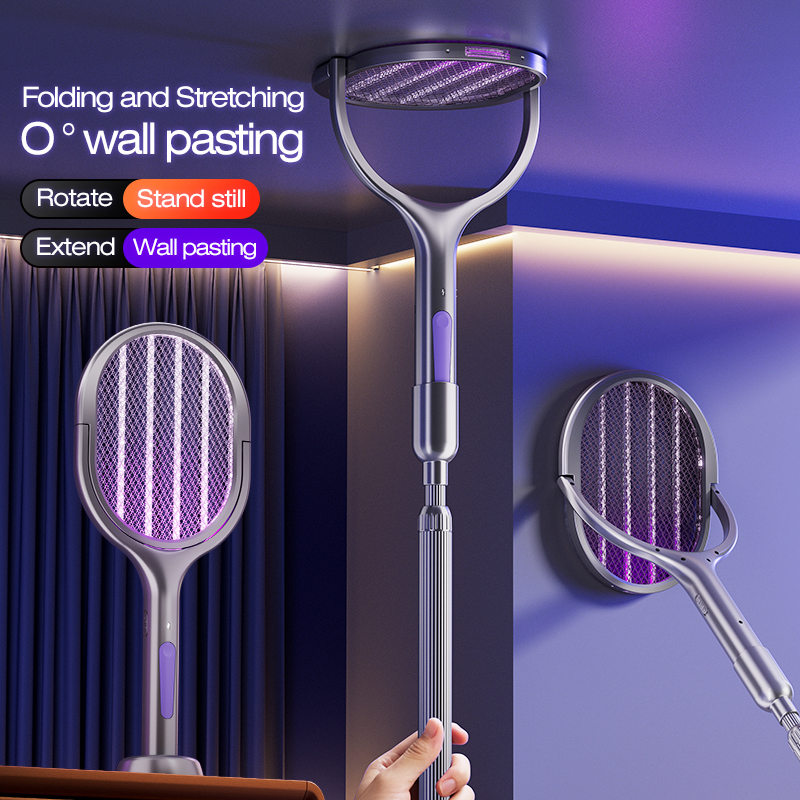 ES-28 retractable mosquito swatter - household electric shock mosquito killer