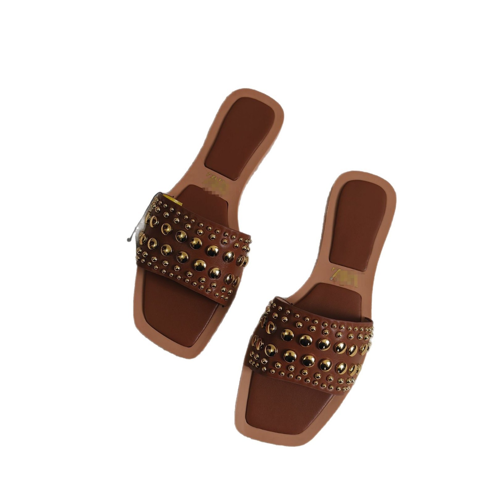 New ZAR flat sandals for women in large sizes in Europe and America /slippers Item Picture
