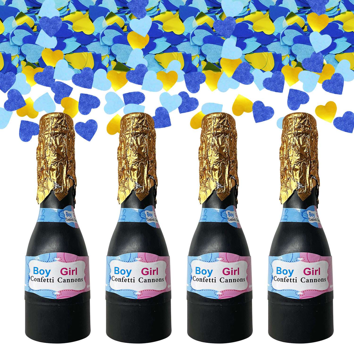 旋转小香槟礼花生日礼花 男女孩派对礼花细节图