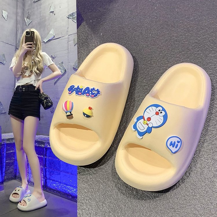 Wholesale of A Dream's new summer women's flip-flops for outdoor use at home, thick-soled anti-slip and comfortable to step on full figure