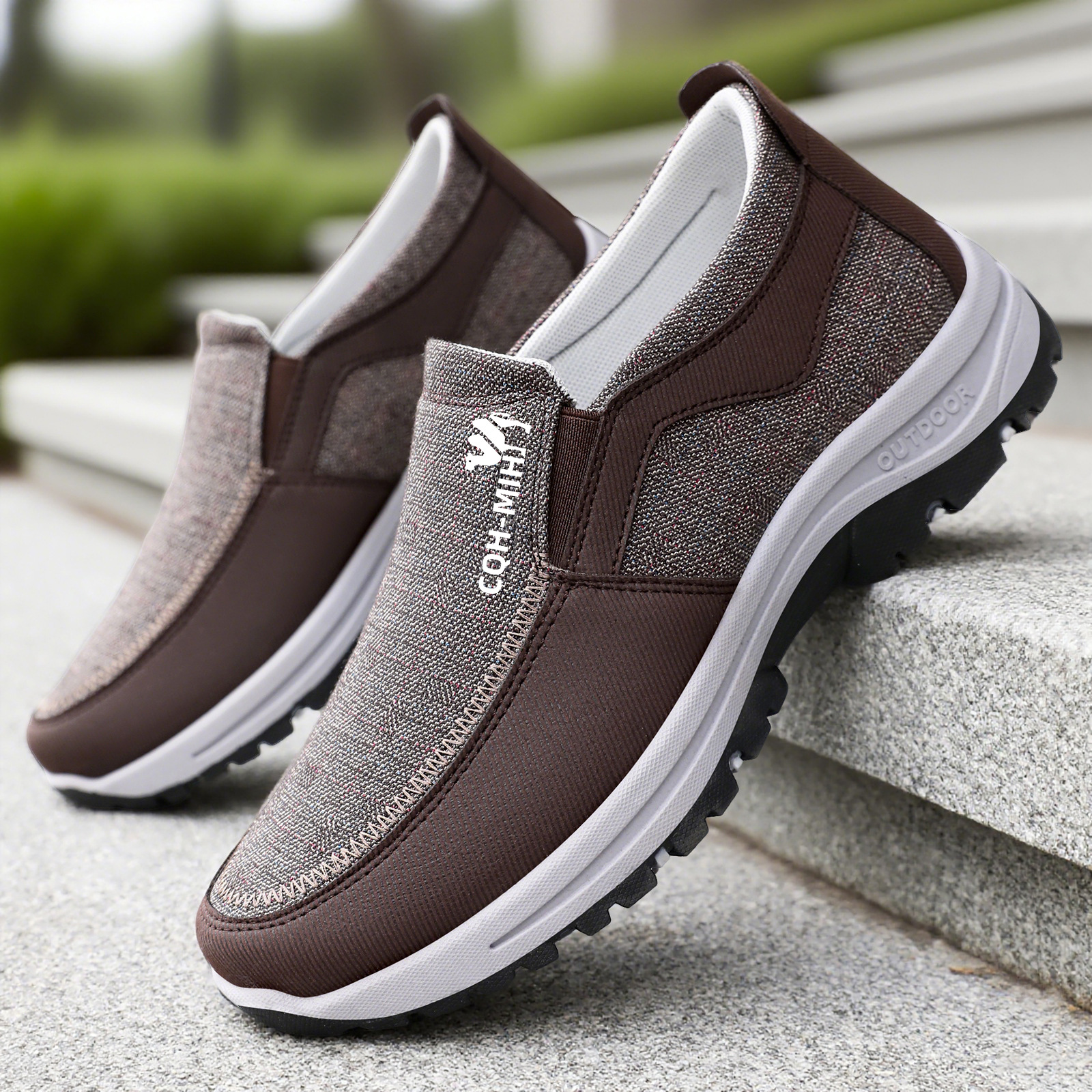 New men's shoes, anti-slip old Beijing cloth shoes, middle-aged and elderly walking shoes, breathable and versatile, one-step dad shoes full figure