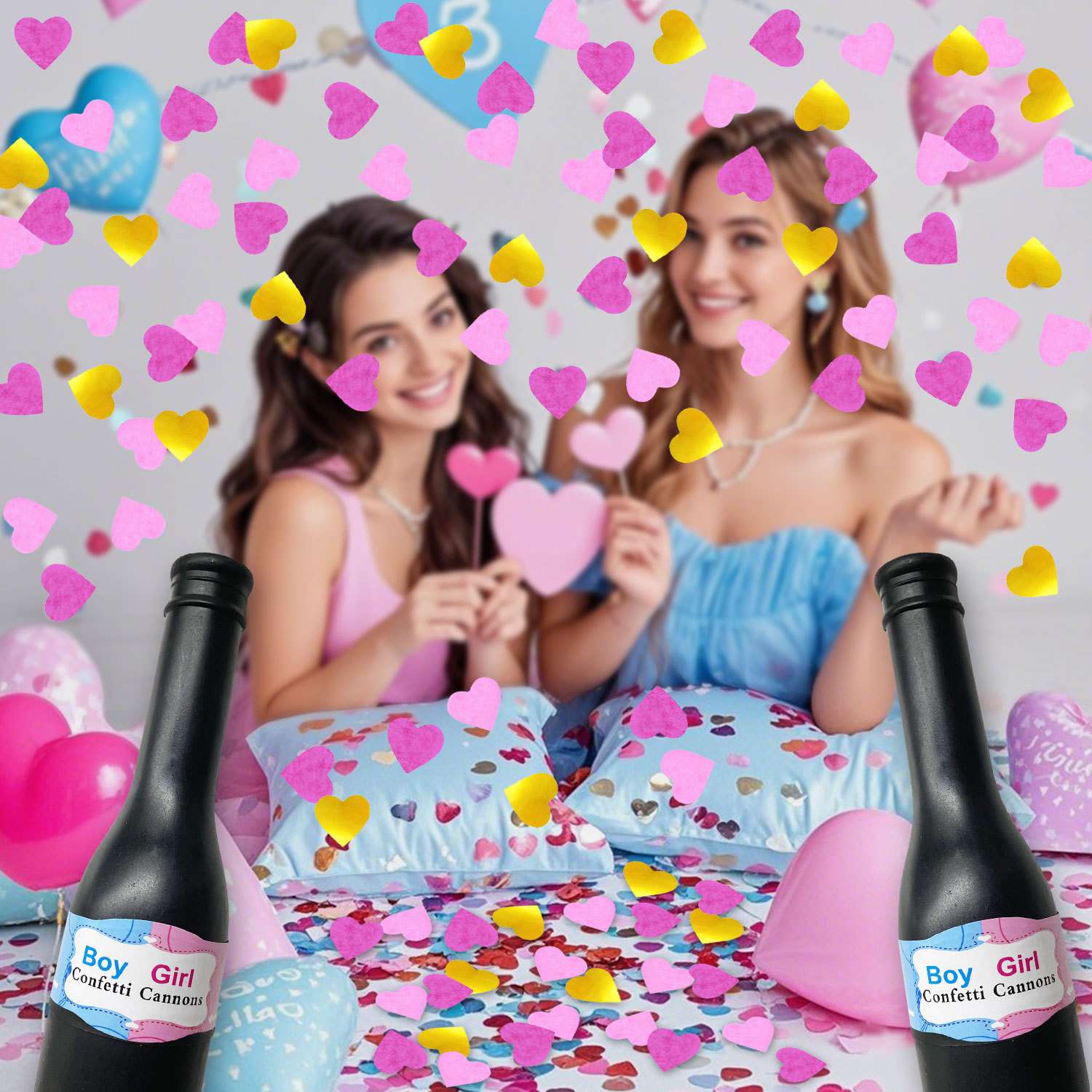 旋转小香槟礼花生日礼花 男女孩派对礼花详情图3