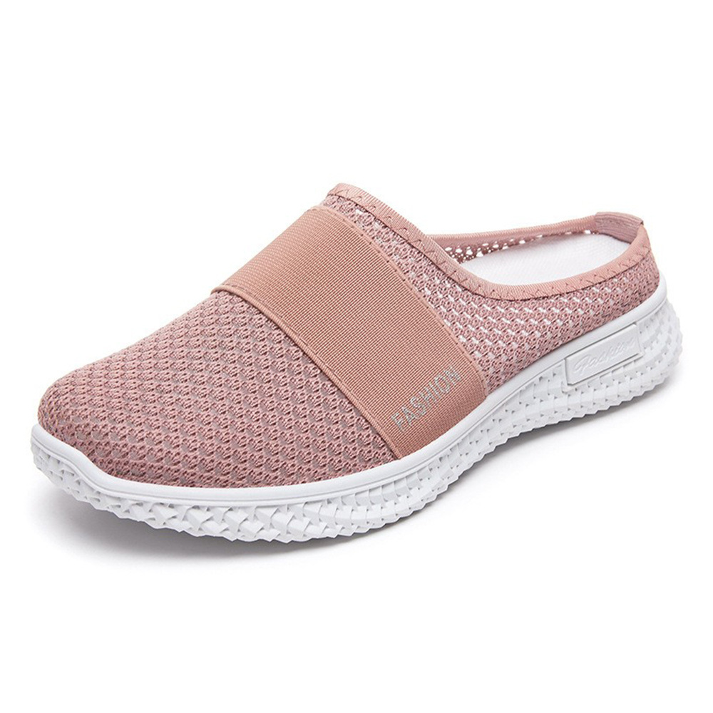 Women's shoes 2025 Summer New style export women's shoes wholesale breathable semi-drag single shoes shoes Cross-border casual shoes for women Item Picture