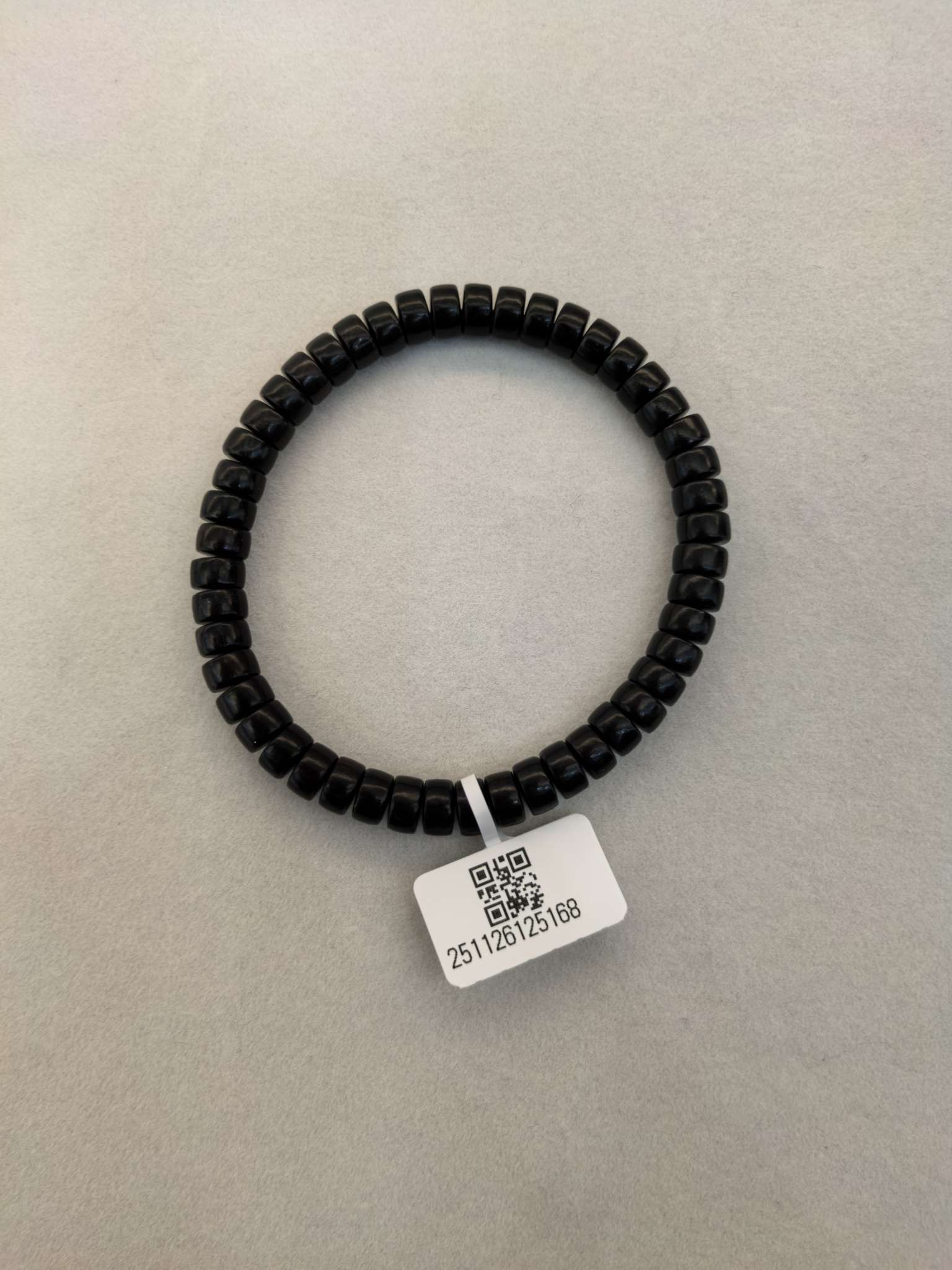 黑檀加厚片珠手串手链药片珠 男女饰品首饰佛珠念珠厂家批发 