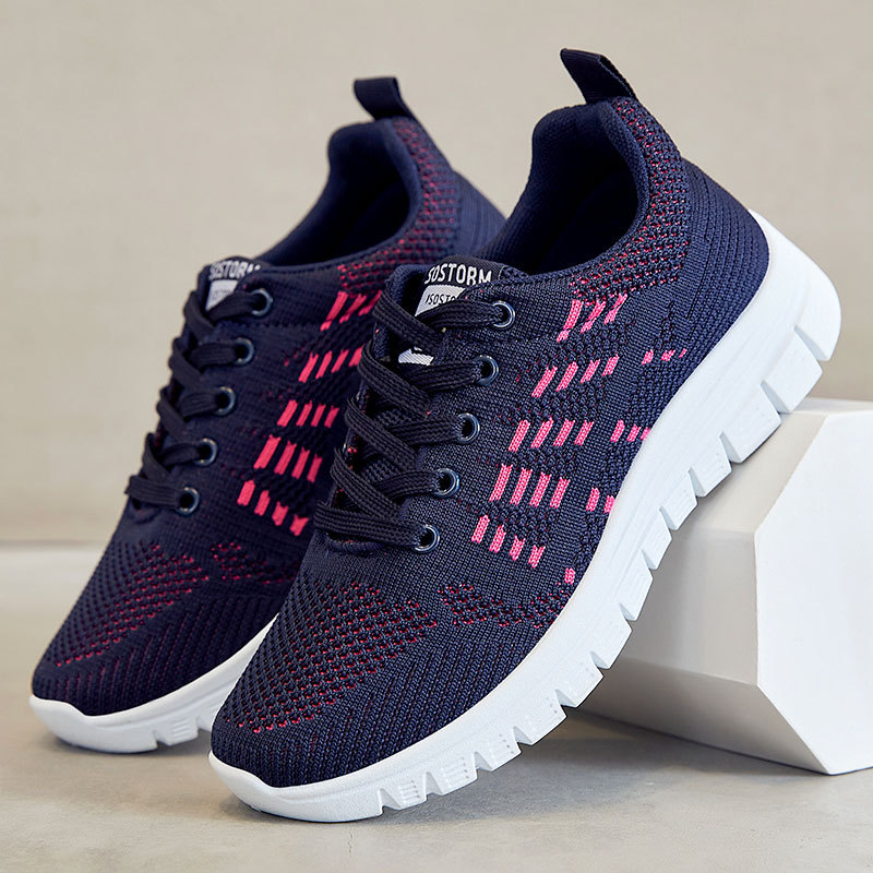 Women's sports shoes 2025 Autumn new export women's shoes wholesale, fashionable running shoes, soft-soled comfortable cross-border shoes for women full figure