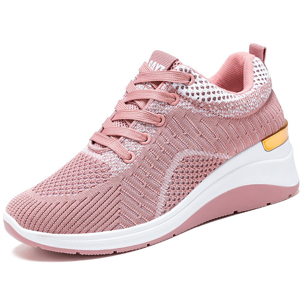 Women's 2025 Autumn New insole height-increasing women's shoes, thick-soled export shoes, breathable cross-border shoes, casual sports shoes for women Item Picture