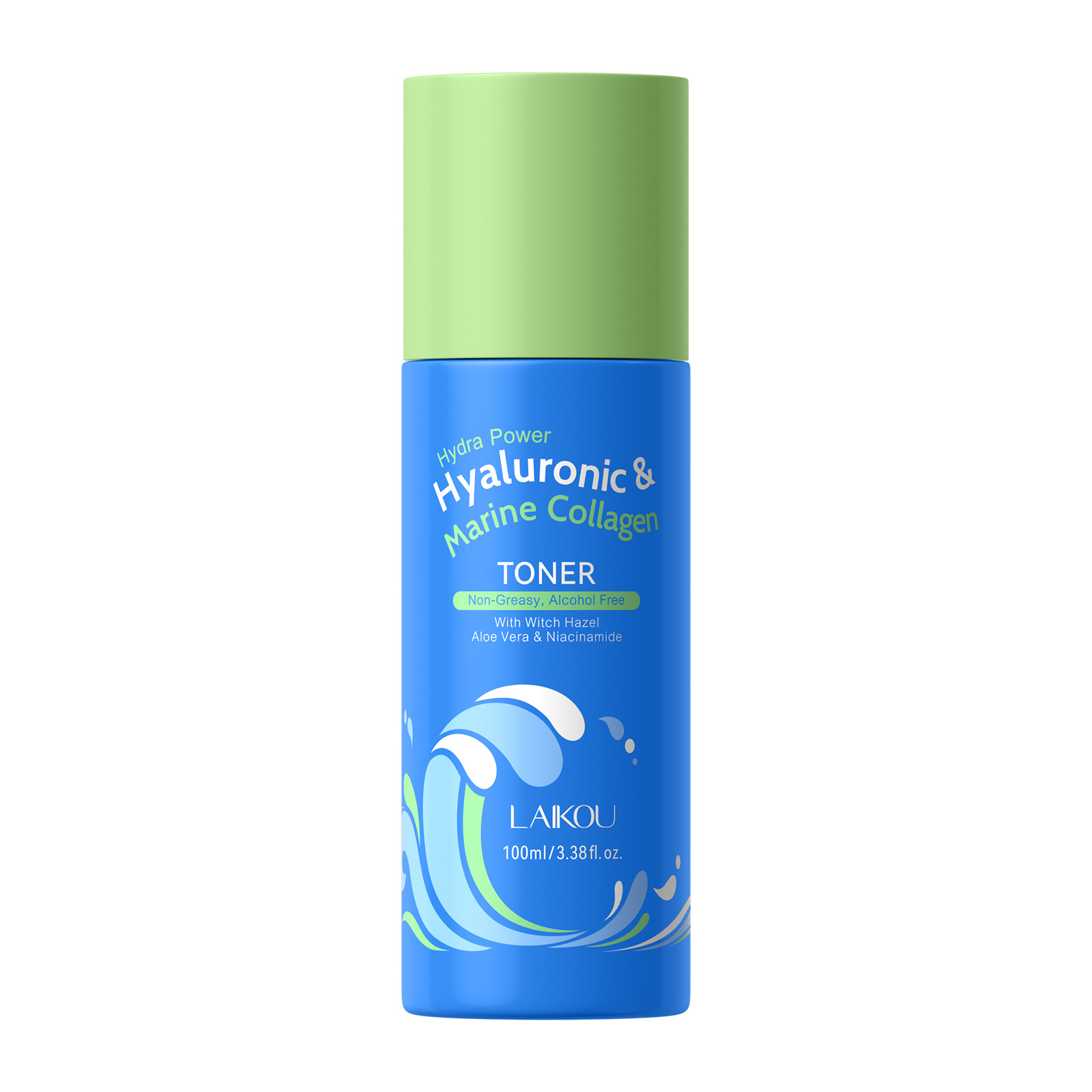 Cross-border LAIKOU Hyaluronic Acid Collagen toner 100ml Hydrating and Moisturizing All-English export Toner Item Picture